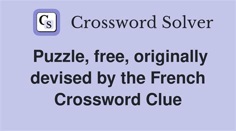 originally crossword clue|original crossword clue answer.